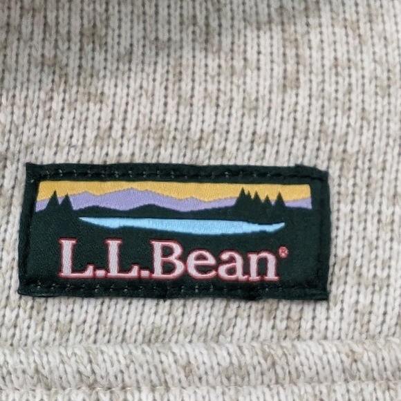 Women's LL Bean Sweater Fleece Pullover Medium Sailcloth - Picture 6 of 9